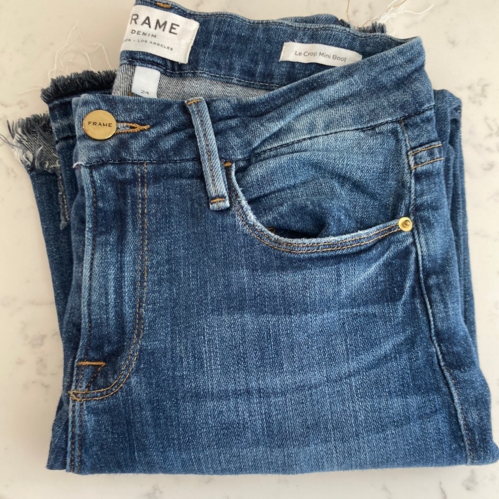 FRAME Le Crop Mini Boot Jean